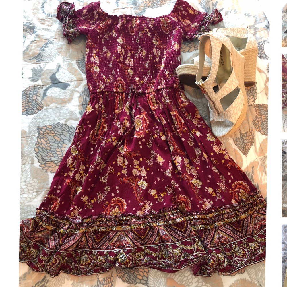 Xhilaration Off-the shoulder sundress